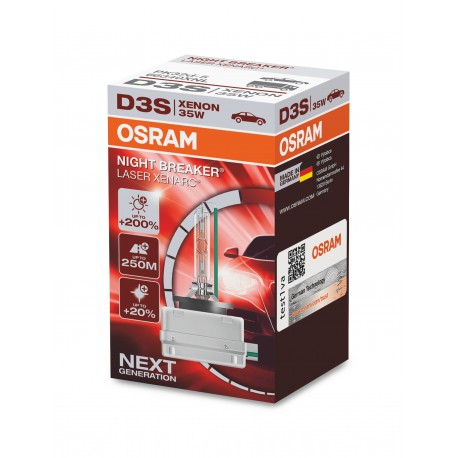 Osram D3S Night Breaker Laser 66340XNL +200% - 1295,00 NOK