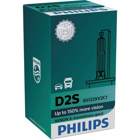 Philips D2s XtremeVision +150% 85122XV2 GEN2 - NOK 695,00
