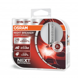 Osram D1S Night Breaker Laser 66140XNL +200% - Duobox 1990,00 NOK