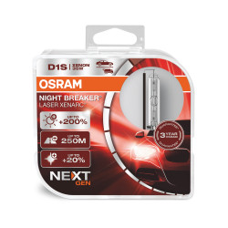 Osram D1S Night Breaker Laser 66140XNN +220% - Duobox 1390,00 NOK
